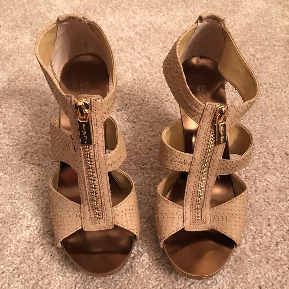 Michael Kor’s Berkley T-Strap Heel (Nude)
